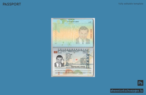 Vorschau eines Hongkong-Passbeispiels
